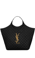 YSL MAXI SHOPPING BAG ICARE IN PELLE DI AGNELLO TRAPUNTATA