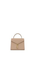 YSL BORSA CASSANDRA MINI IN PELLE GOFFRATA GRAIN DE POUDRE