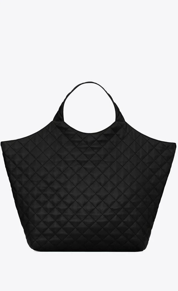 YSL MAXI SHOPPING BAG ICARE IN PELLE DI AGNELLO TRAPUNTATA
