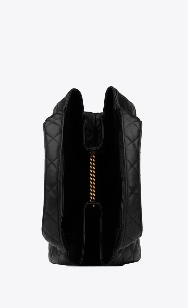 YSL MAXI SHOPPING BAG ICARE IN PELLE DI AGNELLO TRAPUNTATA